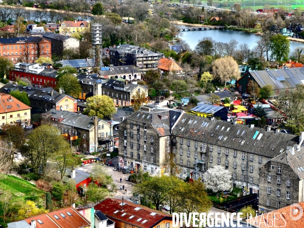 Quartier Christiania ville libre à Copenhague
