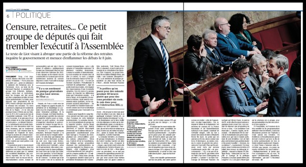 Le groupe LIOT dans Le Figaro ©AGuilhot