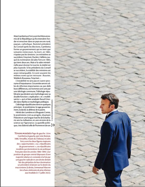 Macron dans Le Figaro Histoire ©AGuilhot