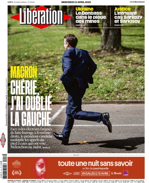 Libération : Entre deux tours de la présidentielle. Photo Albert Facelly