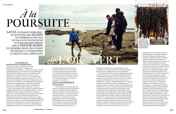 A la poursuite de l or vert dans Madame Figaro