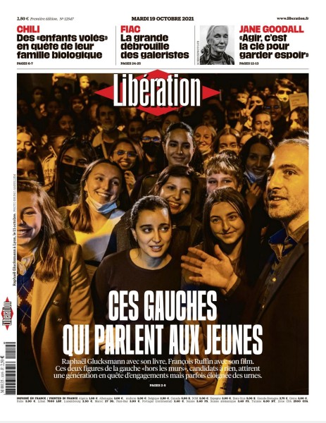En couverture de Libération