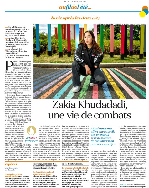 Zakia Khudadadi LA CROIX