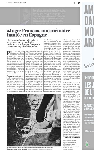 Libération: Juger Franco