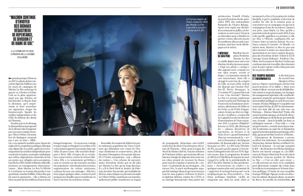 Dans L Obs / Les Le Pen © Cyril Chigot