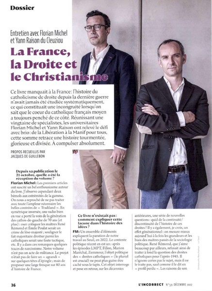 Florian Michel et Yann Raison de Cleuziou dans L INCORRECT©emmanuelle marchadour