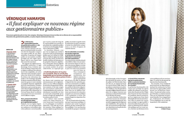 Véronique Hamayon, pour La Gazette des Communes.