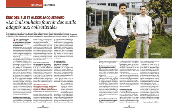 Éric Delisle et Alexis Jacquemard, pour Gazette des Communes.