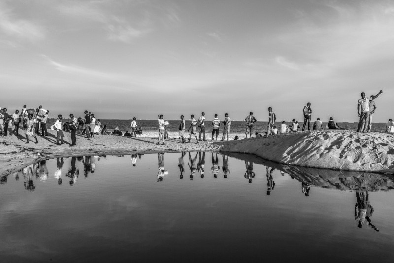 Togo 2014 Plage le dimanche soir à Lome