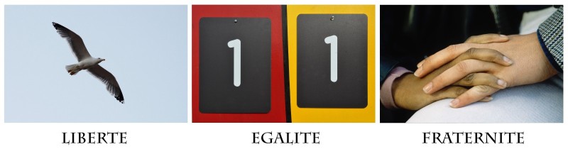 Liberte Egalité Fraternité (variantes) Variantes (illustrations) sur le thème de la devise de la République Française : Liberté, Egalité, Fraternité   