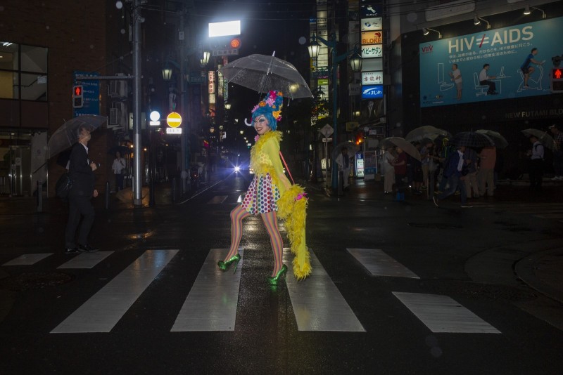 JonhJ, a female drag queen activist in Tokyo, Japan JohnJ, a female drag queen activist in Tokyo, Japan      