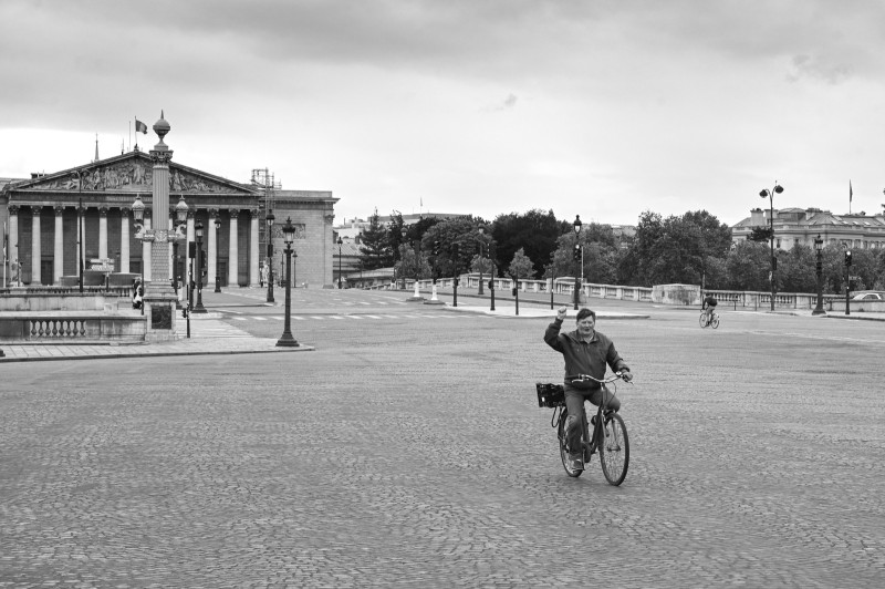 Paris révélé 3 mai 2020. Paris. Place de la Concorde pendant l'épidémie de coronavirus. 47ème jour de confinement.