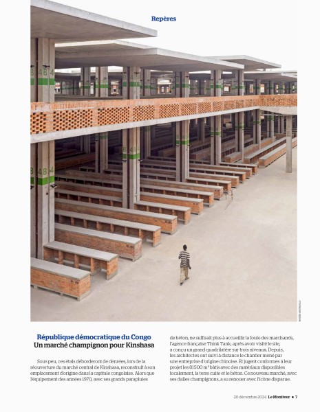 Le Moniteur N° 6332 du 20/12/2024 - Marche De Kinshasa - THINK TANK Architecture
