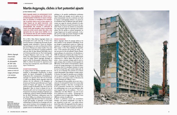Magazine D Architectures n° 248 - octobre 2016