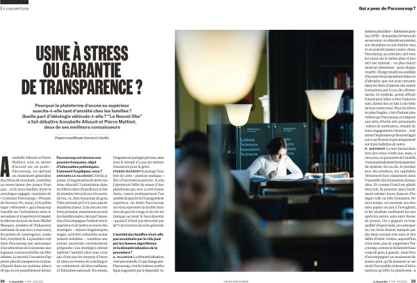 Parcoursup dans l Obs