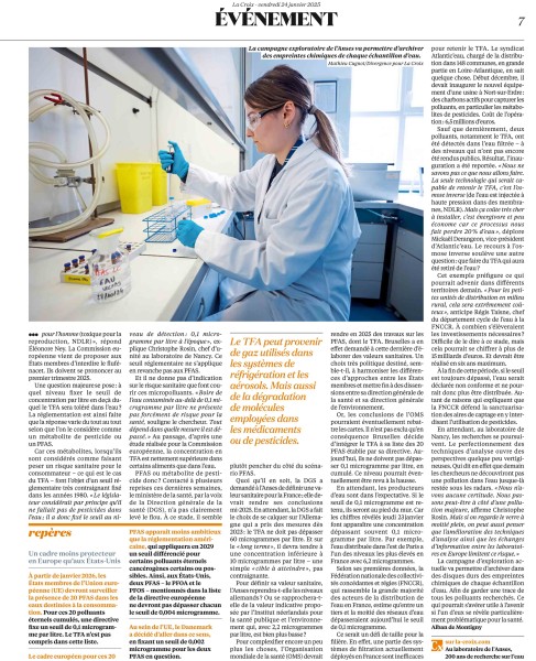 Journal La Croix - Laboratoire de l ANSES