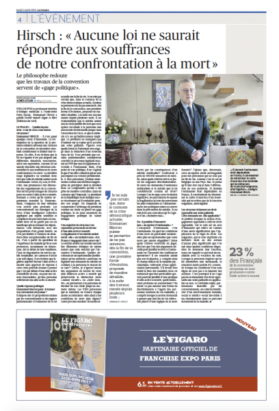 Emmanuel Hirsch - Le Figaro