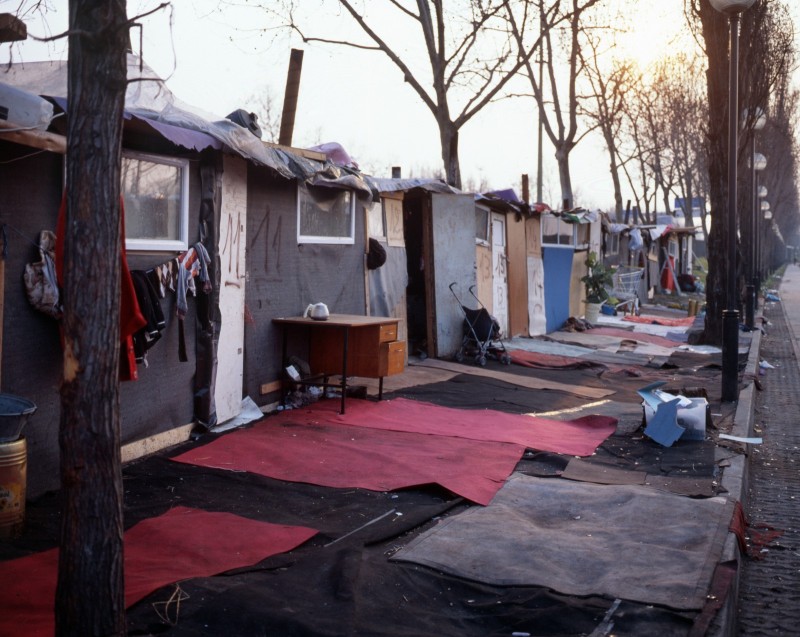 Wasteland suite Camp roumain porte d'Aubervilliers, Paris. Le long du périphérique exterieur
