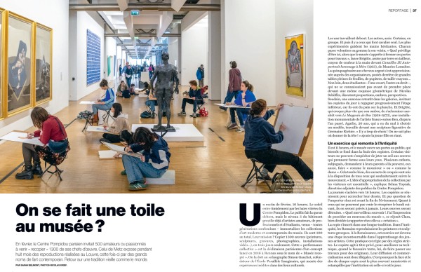 Les Copistes investissent Beaubourg
