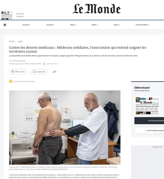 Le Monde  © Sabrina Dolidze