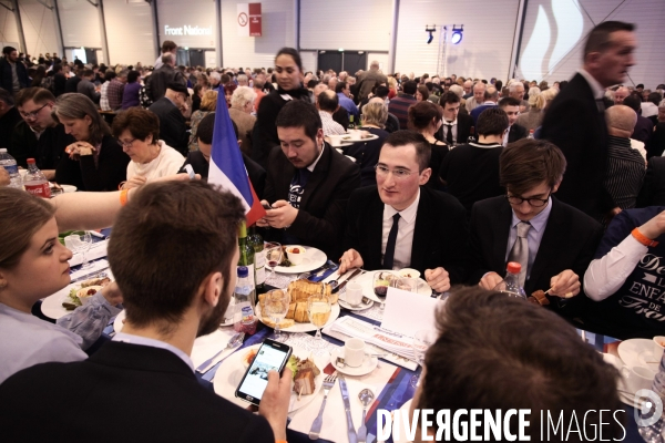 Le banquet patriote de marine le pen