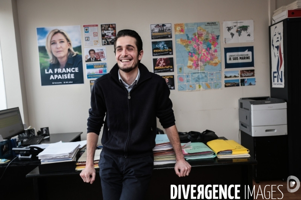 JEUNES ELUS DU FN / Portrait de Gaetan Dussausaye