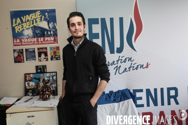 JEUNES ELUS DU FN / Portrait de Gaetan Dussausaye