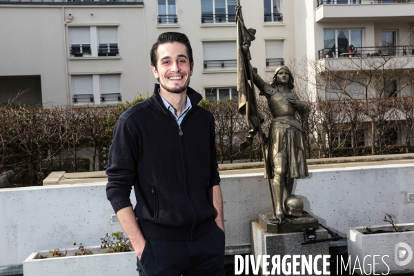 JEUNES ELUS DU FN / Portrait de Gaetan Dussausaye