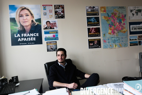 JEUNES ELUS DU FN / Portrait de Gaetan Dussausaye