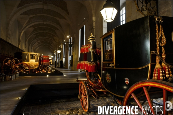 Réouverture de la galerie des carrosses à la Grande Ecurie du roi au château de Versailles