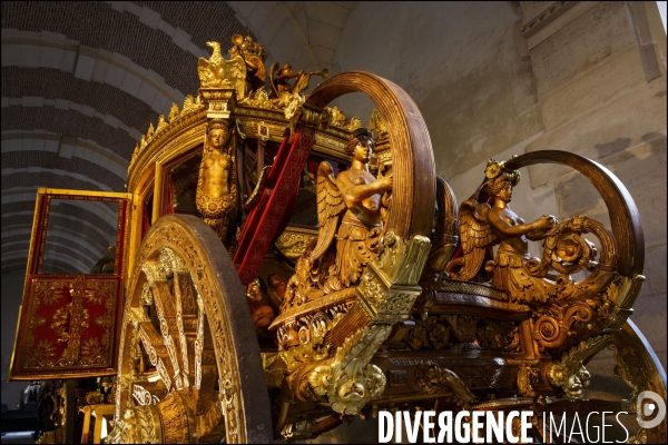 Réouverture de la galerie des carrosses à la Grande Ecurie du roi au château de Versailles