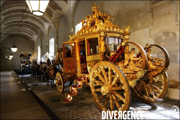 Réouverture de la galerie des carrosses à la Grande Ecurie du roi au château de Versailles