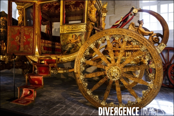 Réouverture de la galerie des carrosses à la Grande Ecurie du roi au château de Versailles