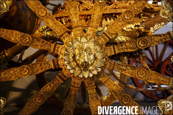 Réouverture de la galerie des carrosses à la Grande Ecurie du roi au château de Versailles