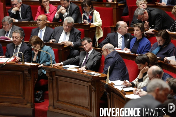 Assemblee Nationale Motion de censure de gauche