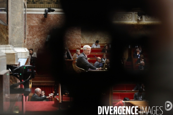 Assemblee Nationale Motion de censure de gauche