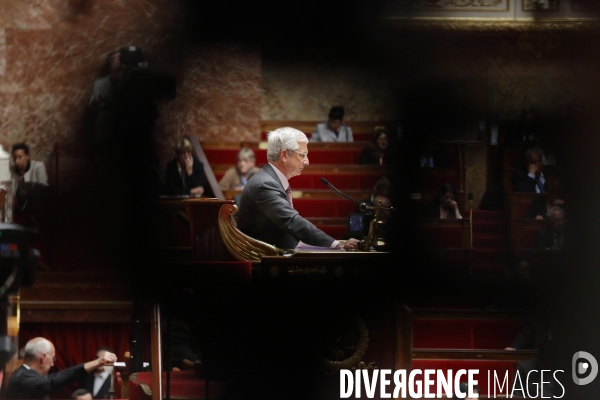 Assemblee Nationale Motion de censure de gauche