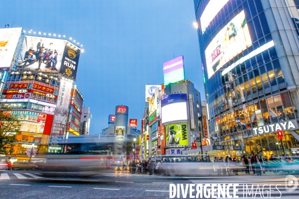 Carrefour de Shibuya à Tokyo
