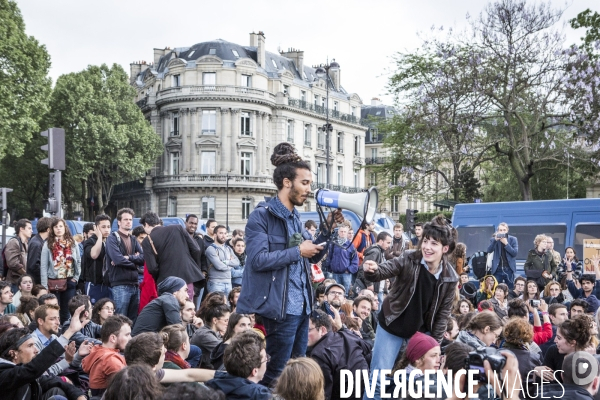 Nuit Debout a l Assemble Nationale