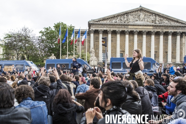 Nuit Debout a l Assemble Nationale