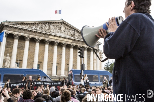 Nuit Debout a l Assemble Nationale