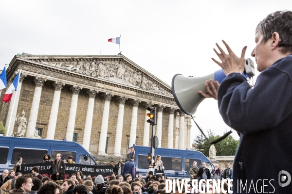 Nuit Debout a l Assemble Nationale