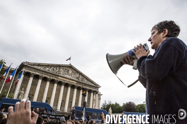 Nuit Debout a l Assemble Nationale