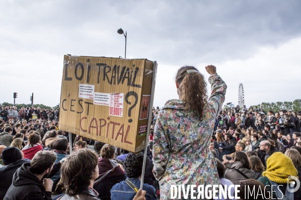 Nuit Debout a l Assemble Nationale