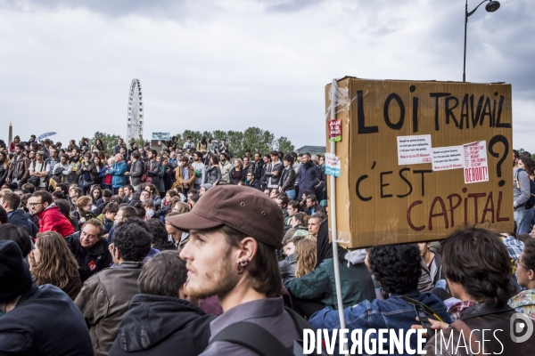 Nuit Debout a l Assemble Nationale