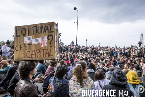 Nuit Debout a l Assemble Nationale