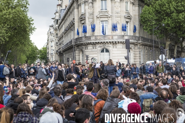 Nuit Debout a l Assemble Nationale