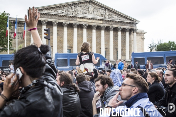 Nuit Debout a l Assemble Nationale