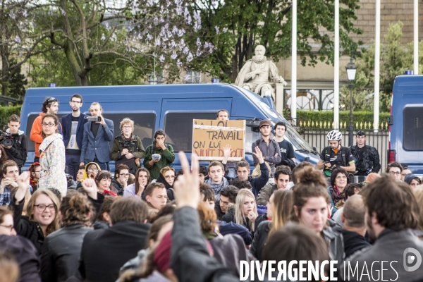 Nuit Debout a l Assemble Nationale