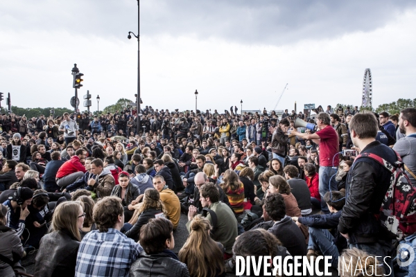 Nuit Debout a l Assemble Nationale